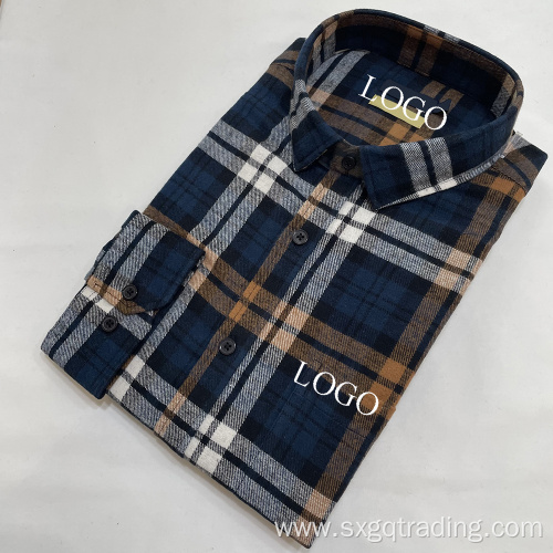 flannel shirts men custom long sleeve